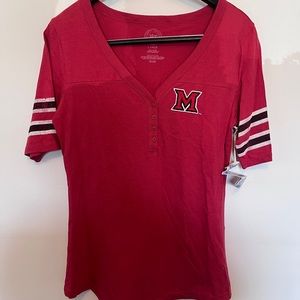 NWT Miami University of Ohio Spirit Wear Shirt Size Large